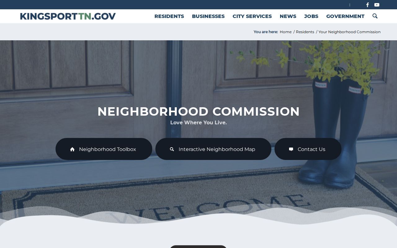 Kingsport neighbors Neighborhood Commission public map and meeting information